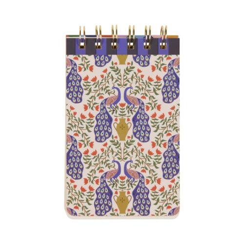 Notitieblok met spiraal Peacock