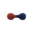 Rammelaar gehaakt blauw-rood