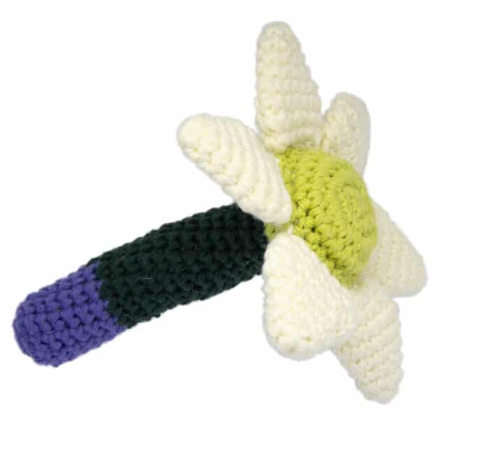 Rammelaar gehaakt Bloem
