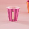 Rice Alfabet beker I roze streep