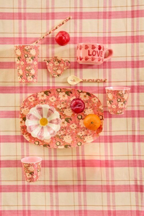 Rice melamine beker Allison Flower