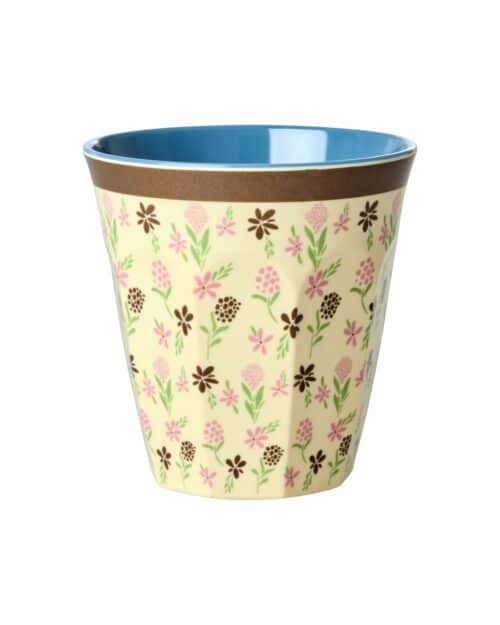 Rice melamine beker Hacienda Flower