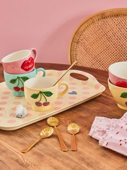 Rice melamine dienblad Dots