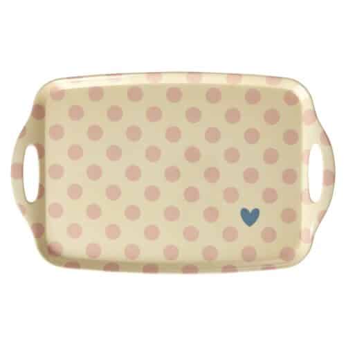 Rice melamine dienblad Dots