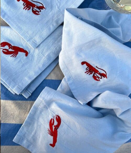 Set van 4 servetten Crayfish