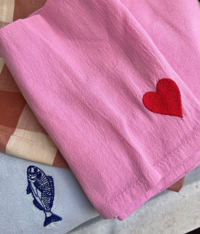 Set van 4 servetten Pnk Hearts