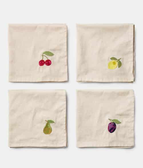 Set van 4 servetten Tutti Frutti