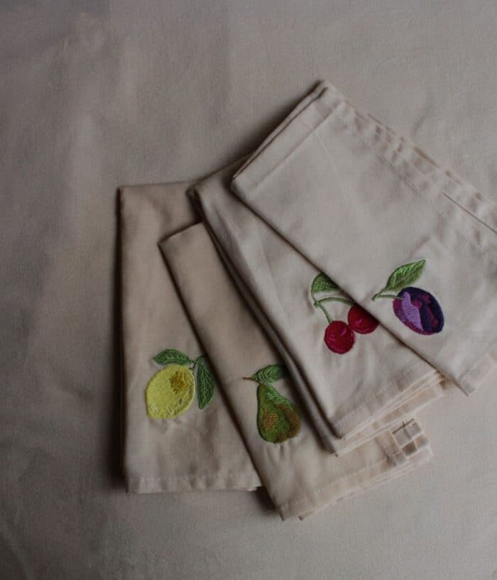 Set van 4 servetten Tutti Frutti