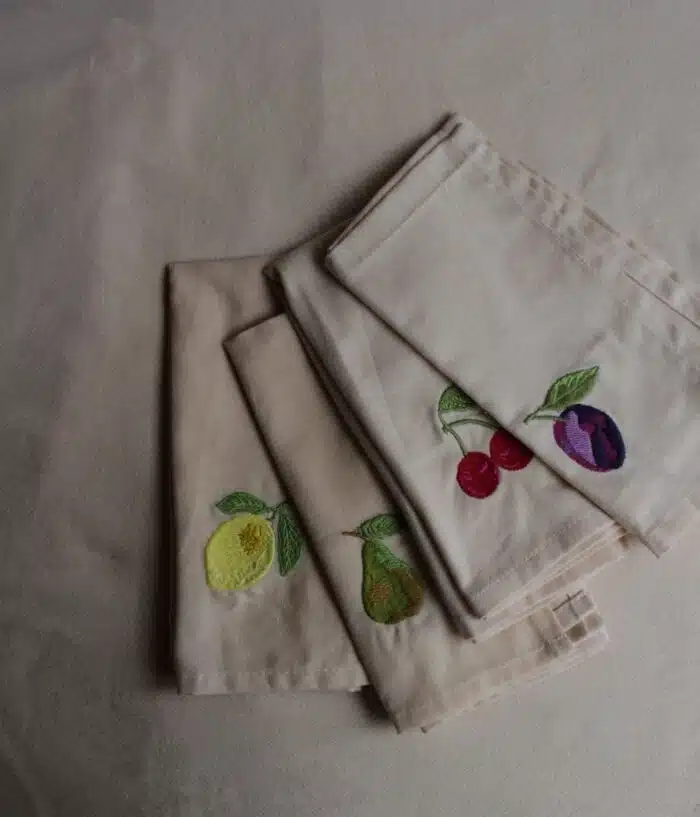 Set van 4 servetten Tutti Frutti