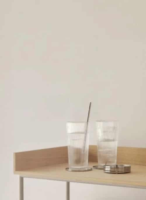 Stelton herbruikbare rietjes RVS set/4