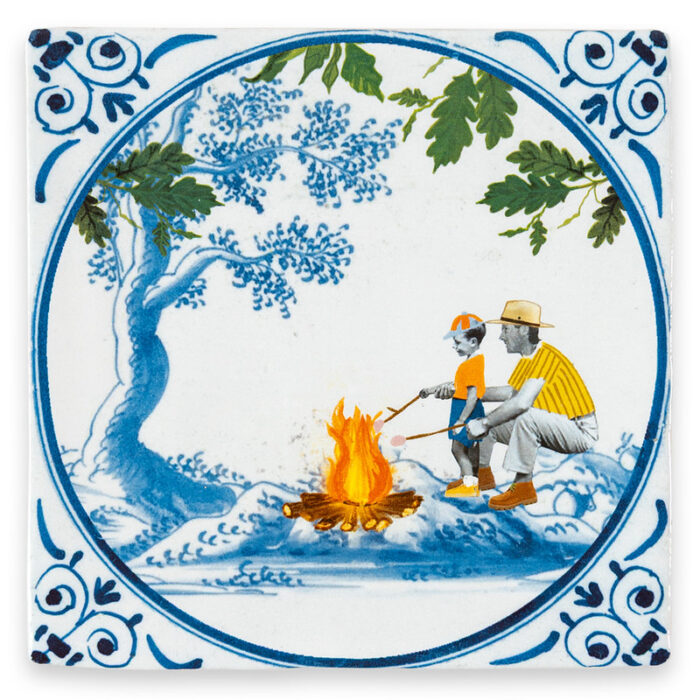 Storytile Quality time at the campfire