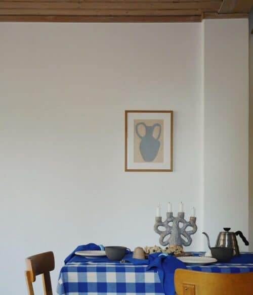 Tafelkleed Bell Blue 1.8m