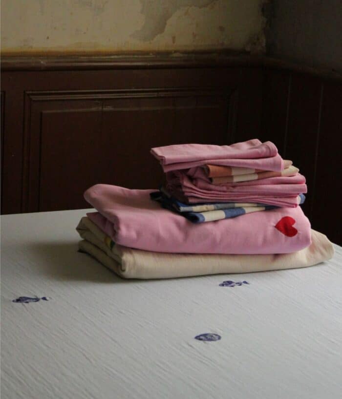 Tafelkleed Pink Hearts 2.5m