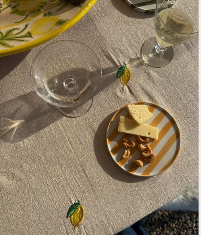 Tafelkleed Soda Lemon 2.5m