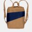 The New Backpack Camel & Navy