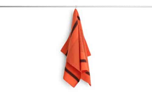Theedoek Linear Warm Red