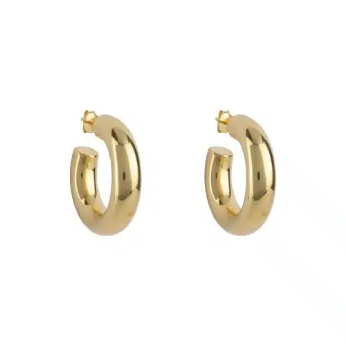 Big Shiny Hoops Betty Bogaers