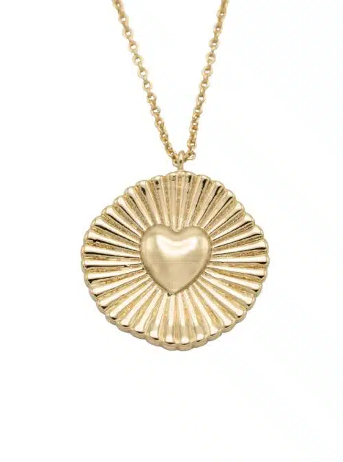 Ketting Heart verguld
