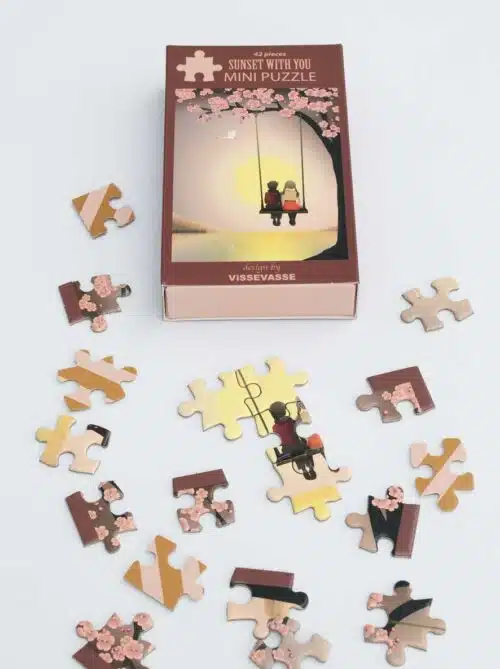 Mini Puzzel Sunset with you