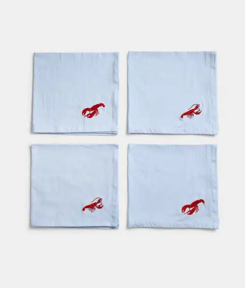 Set van 4 servetten Crayfish