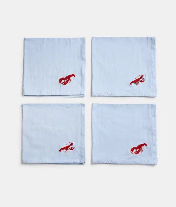 Set van 4 servetten Crayfish