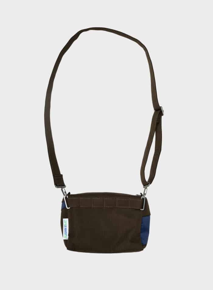 Susan Bijl Bum Bag Small Mud & Navy