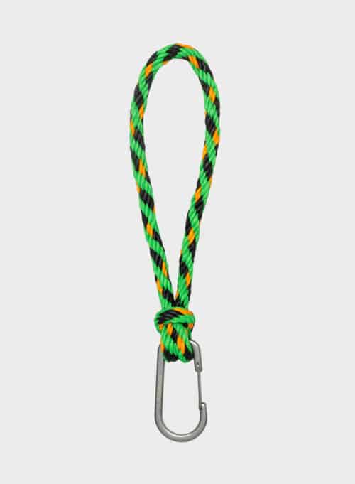 Susan Bijl Kumihimo Keychain Black & Arise