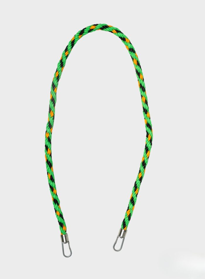 Susan Bijl New Kumihimo Strap long Black & Arise