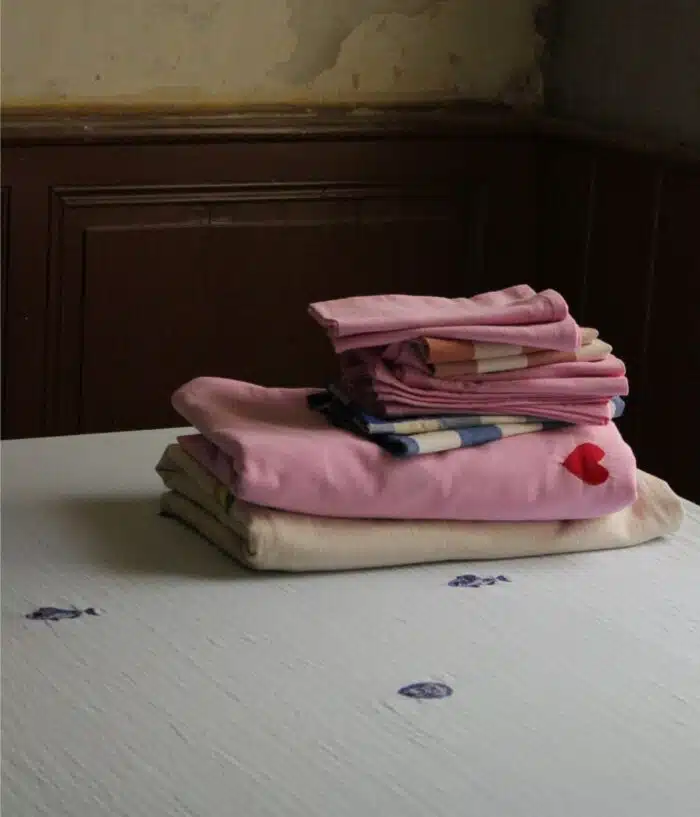 Tafelkleed Pink Hearts 2.5m