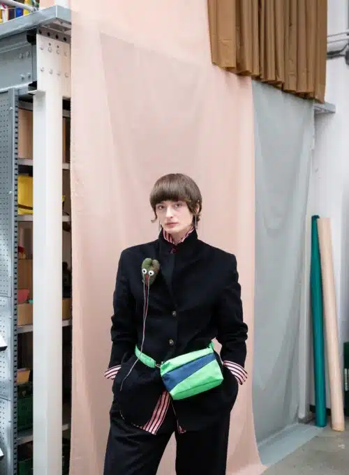 The New Bum Bag Small Greenscreen&DarkPetrol