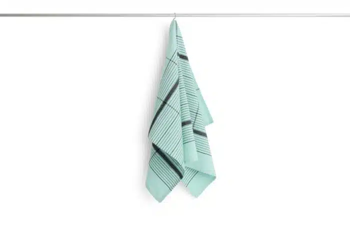 Theedoek Linear Turquoise