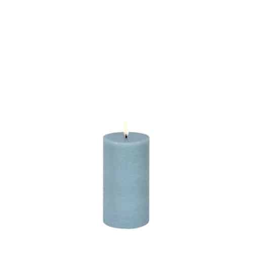 Uyuni LED kaars hazy blue