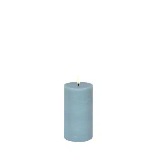 LED kaars hazy blue