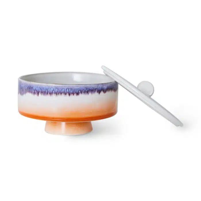 70's ceramics BonBon Bowl mauve
