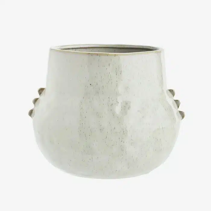 Bloempot large wit