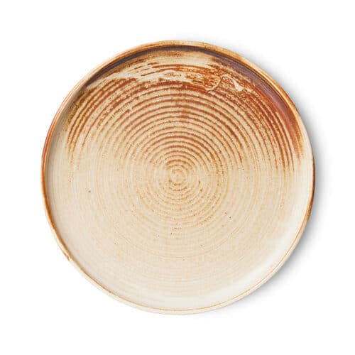 Chef's Ceramics - Side Plate - Rustic Cream Brown