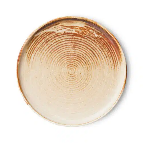 Chef's Ceramics - Side Plate - Rustic Cream Brown