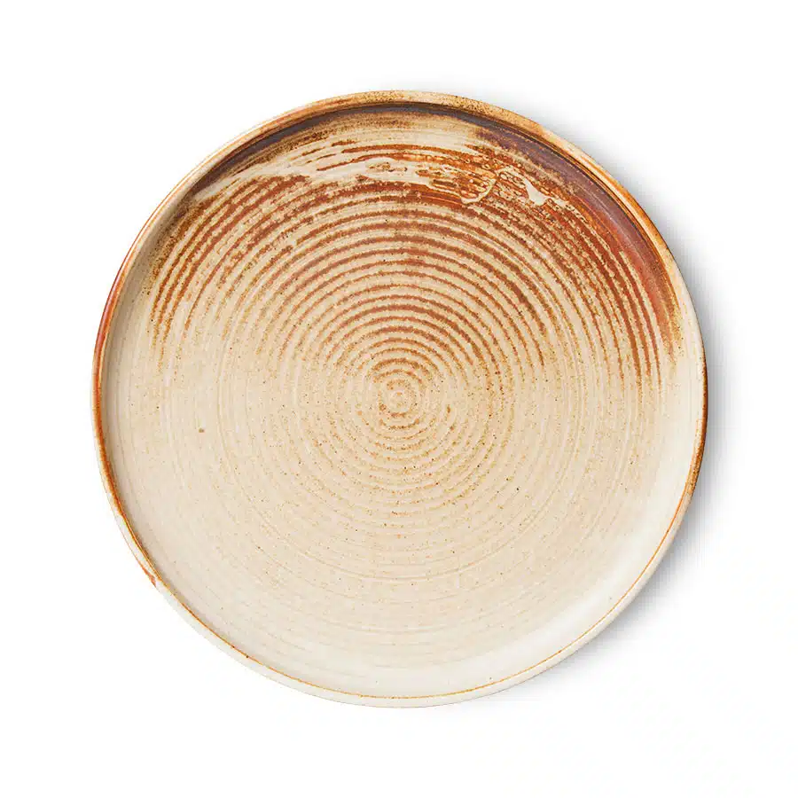 Chef's Ceramics - Side Plate - Rustic Cream Brown
