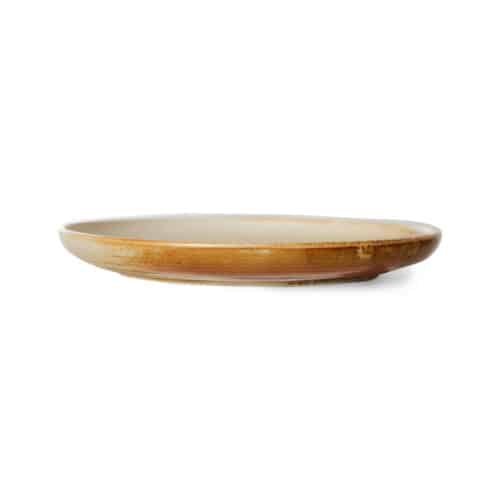 Chef's Ceramics - Side Plate - Rustic Cream Brown