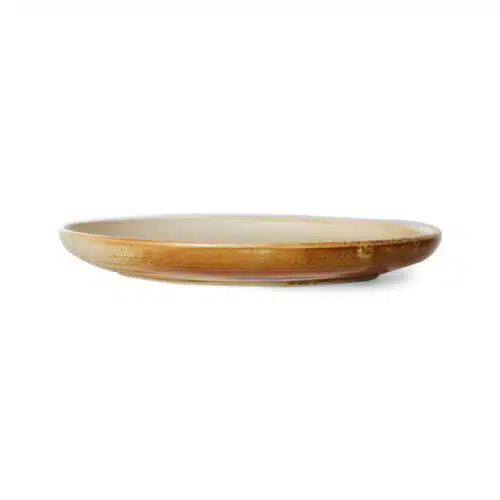 Chef's Ceramics - Side Plate - Rustic Cream Brown