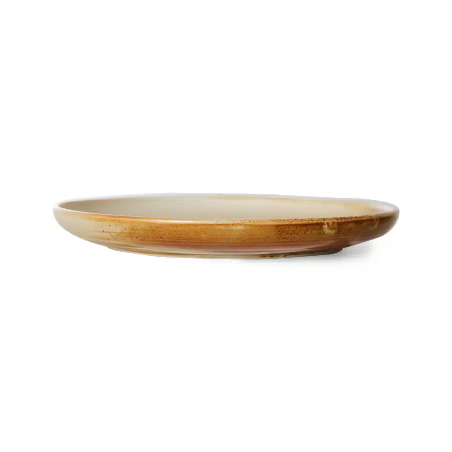 Chef's Ceramics - Side Plate - Rustic Cream Brown