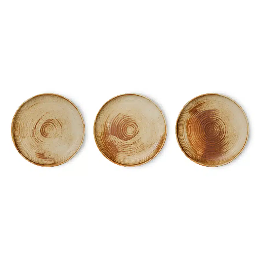 Chef's Ceramics - Side Plate - Rustic Cream Brown