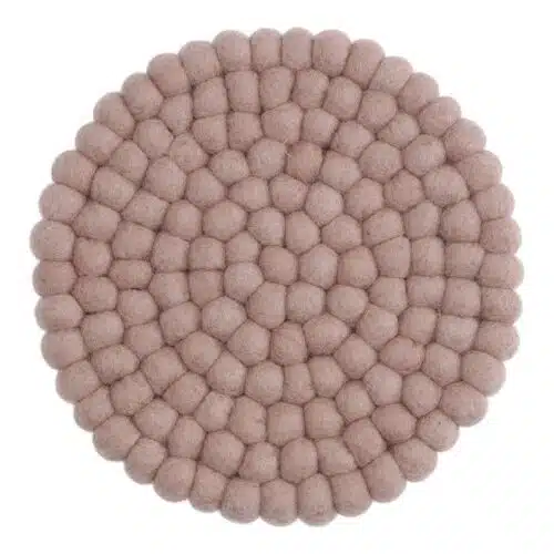 Coaster Vilt Large Roze