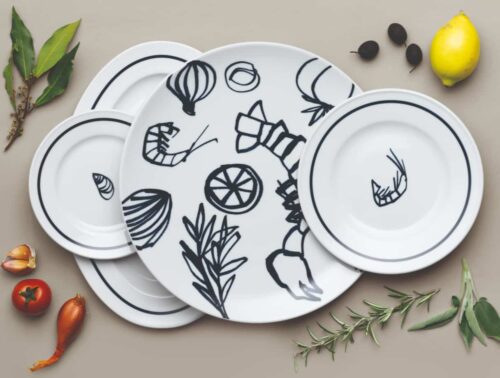 Dibbern Brasserie Plate 32cm navy