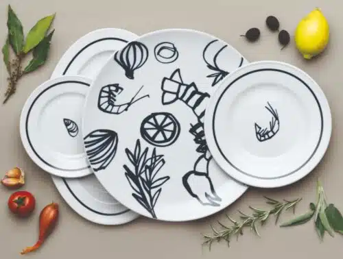 Dibbern Brasserie Plate 32cm navy