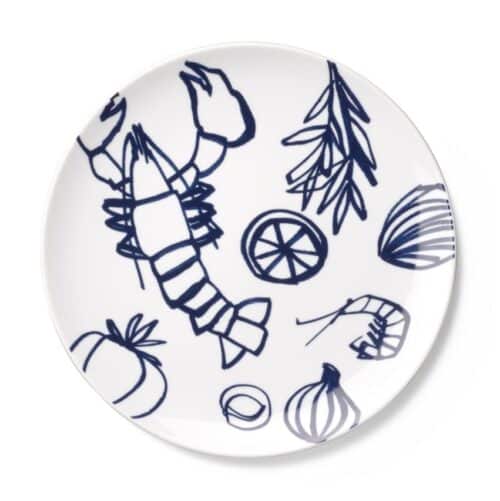 Dibbern Brasserie Plate 32cm navy