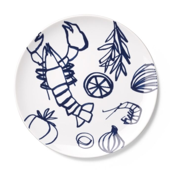 Dibbern Brasserie Plate 32cm navy