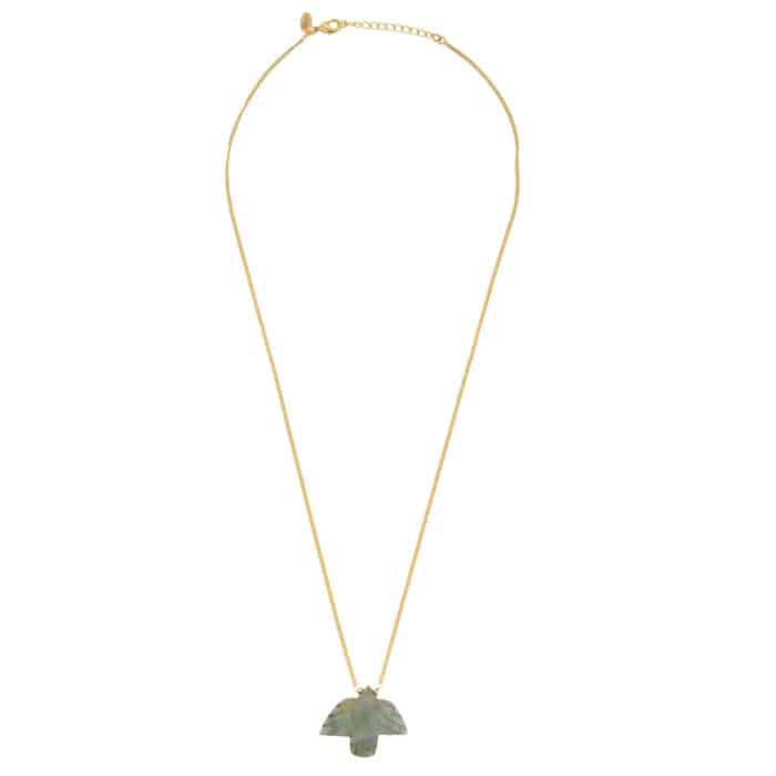 Ketting met Vogel van labradoriet