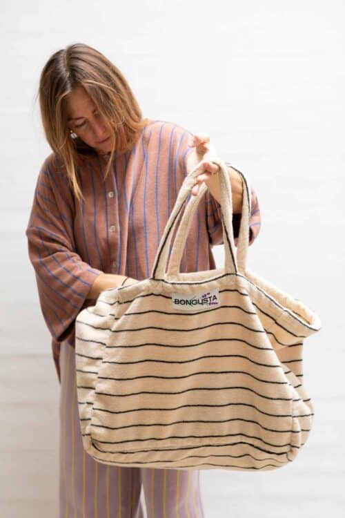 Naram Weekend Bag Creme&Ink