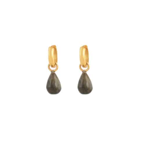 Oorbellen edelsteen labradorite